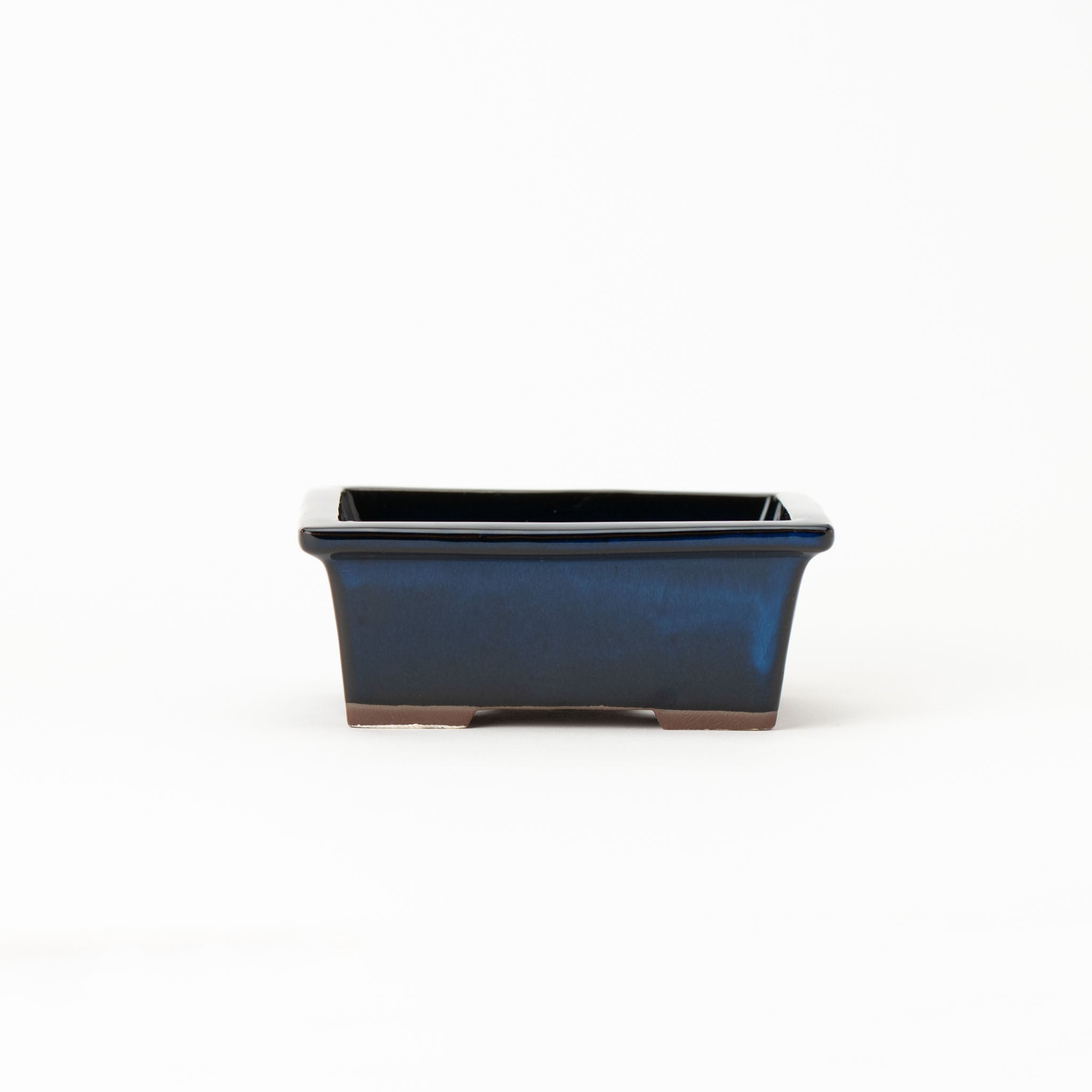 Naginowa Namako longhorn BANKO Ware Japanese Bonsai Pot 5.3 in.