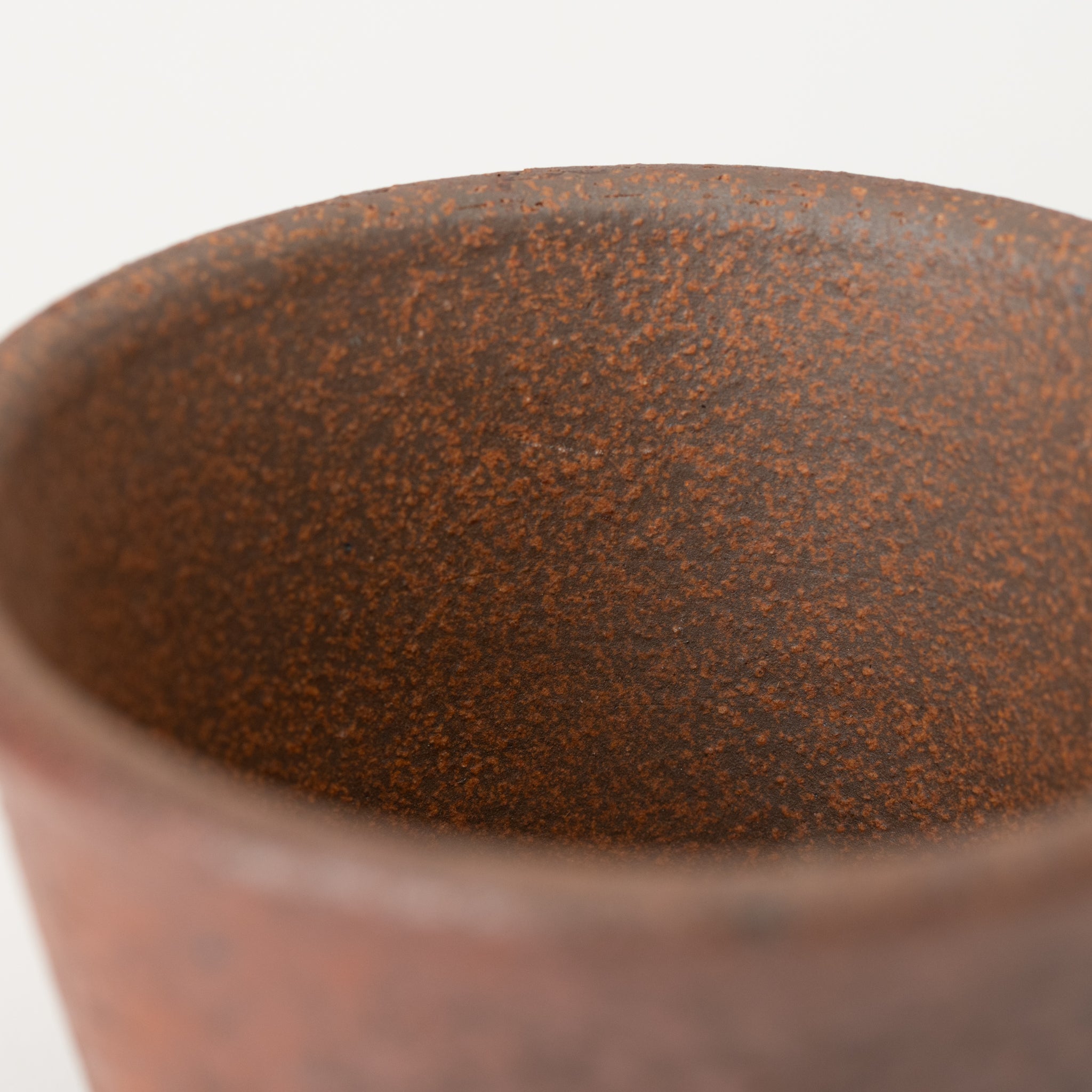 Naginowa Akafuki Standard BANKO Ware Japanese Bonsai Pot 4.3 in.