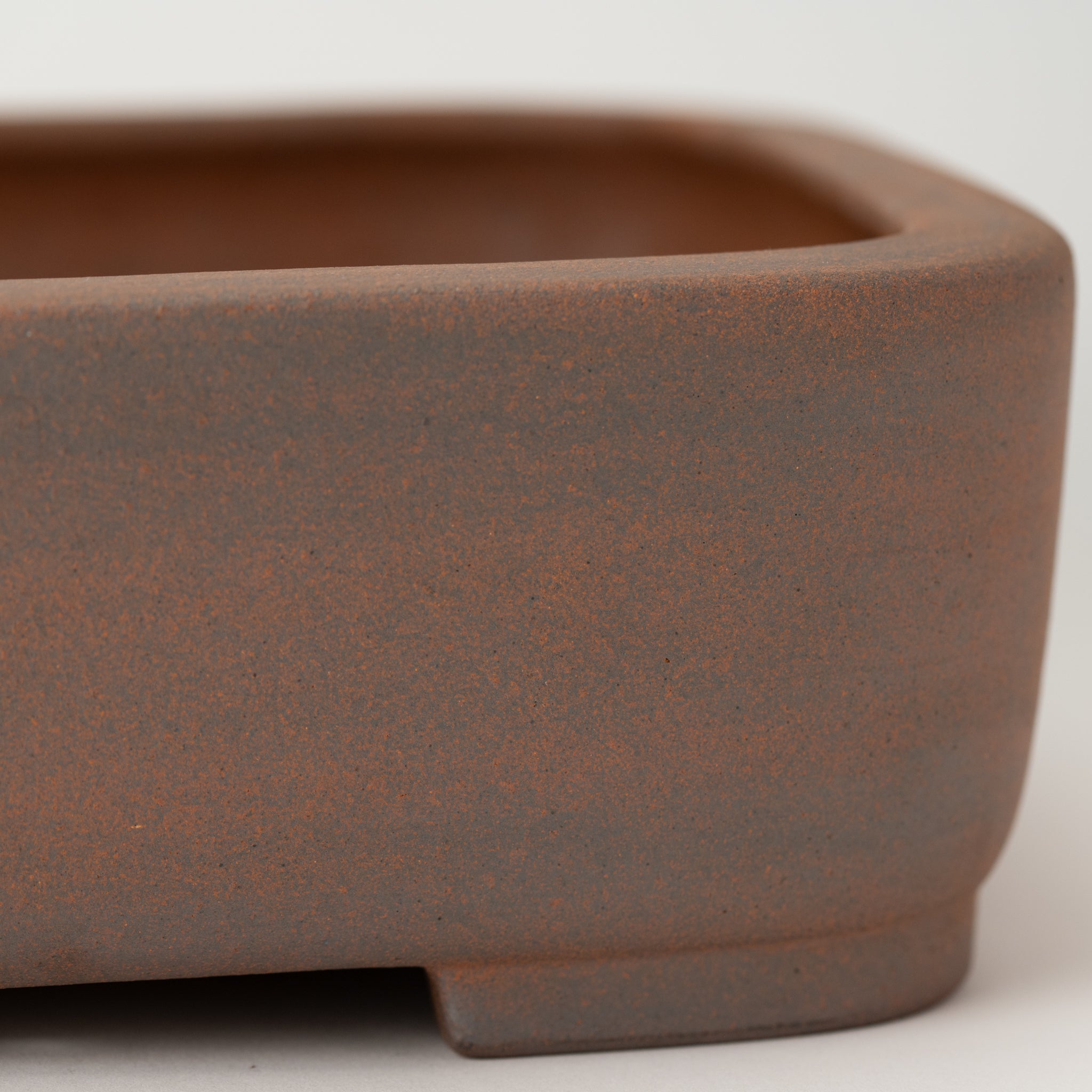 Reihou Tokoname Ware Nadir Mud Japanese Bonsai Pot 12.5in.