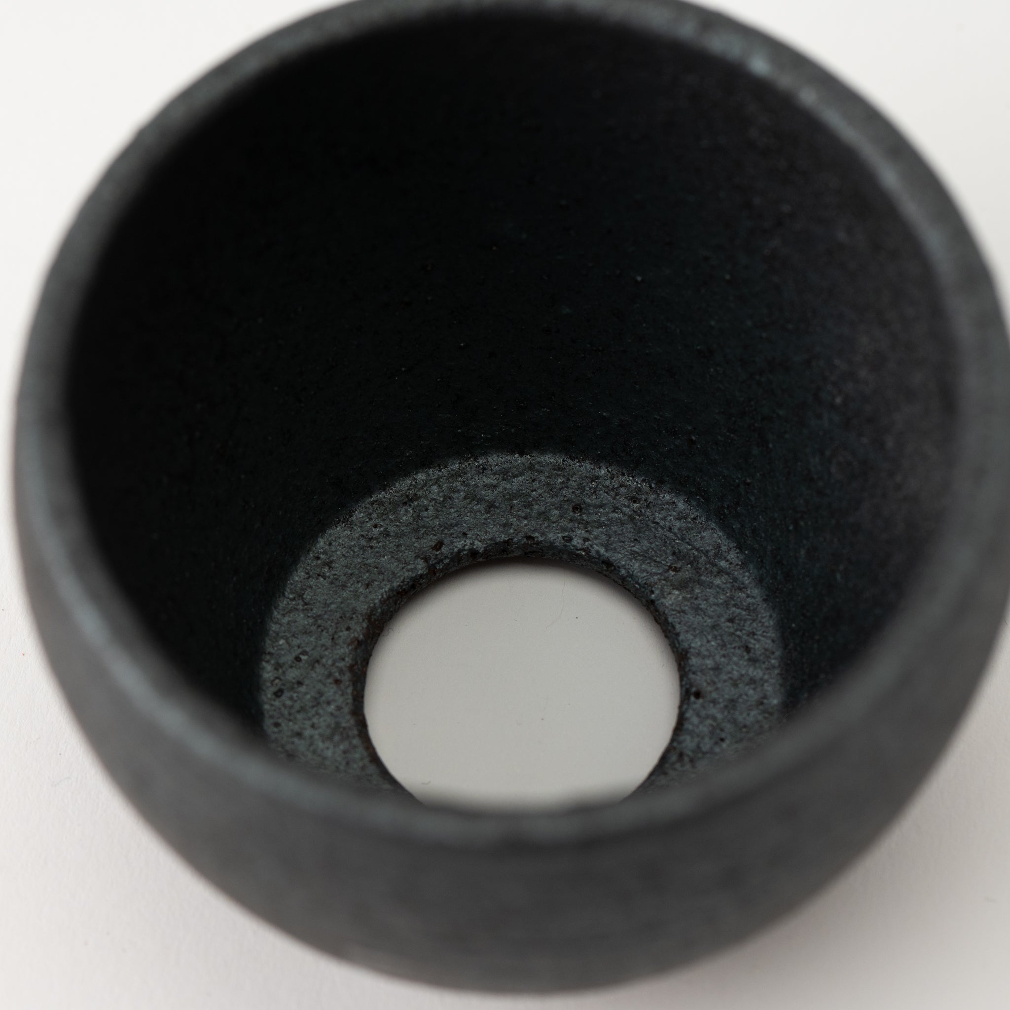 Naginowa Shigaraki Ware Black Japanese Bonsai Pot