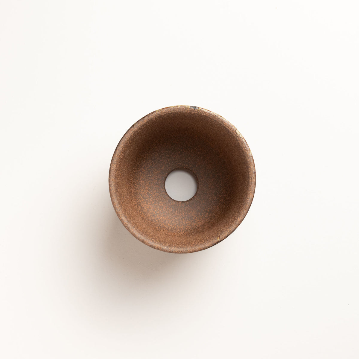 Naginowa Yubuki Rounded BANKO Ware Japanese Bonsai Pot 4.3 in.