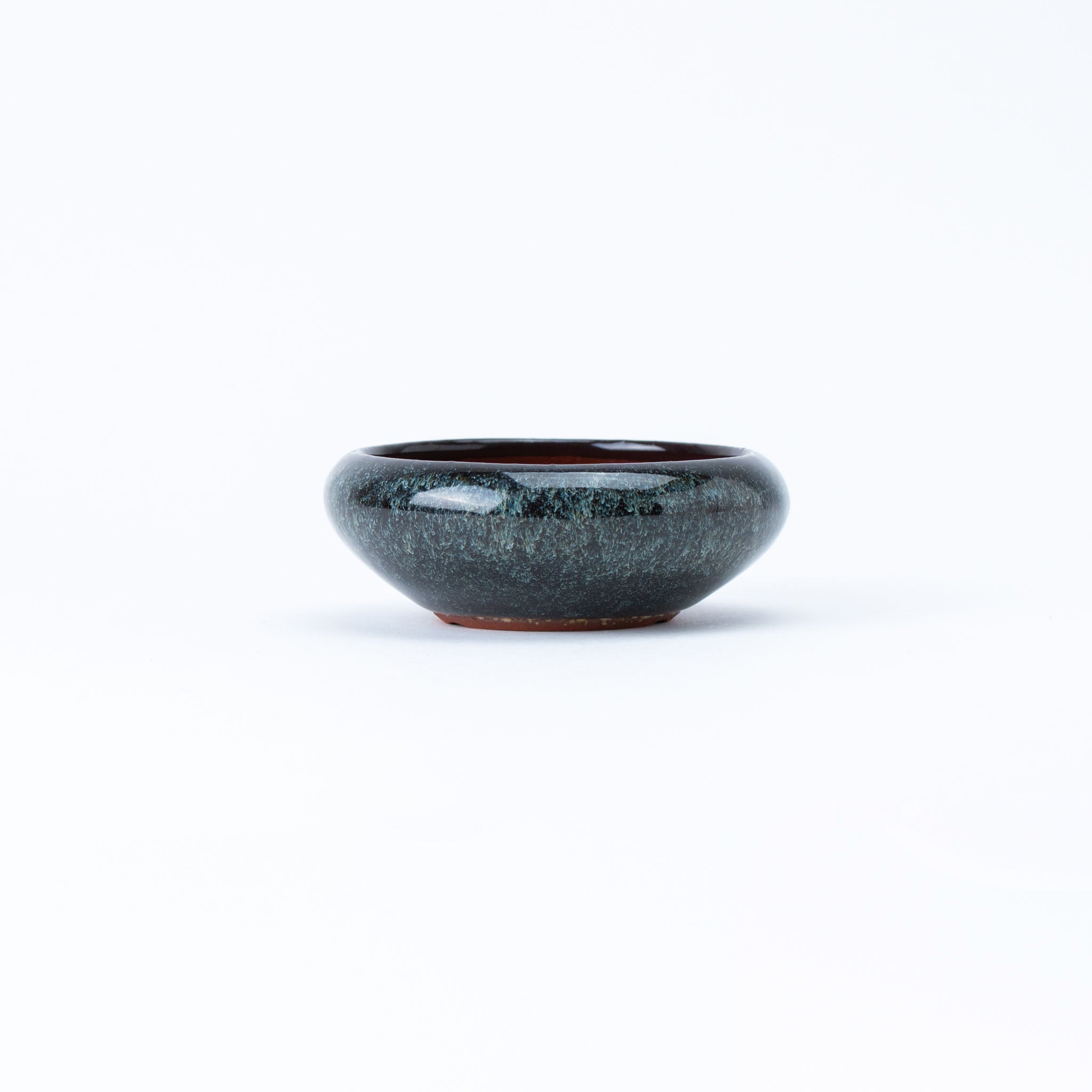 Eimei Tokoname Ware Round Iron Japanese Bonsai Pot
