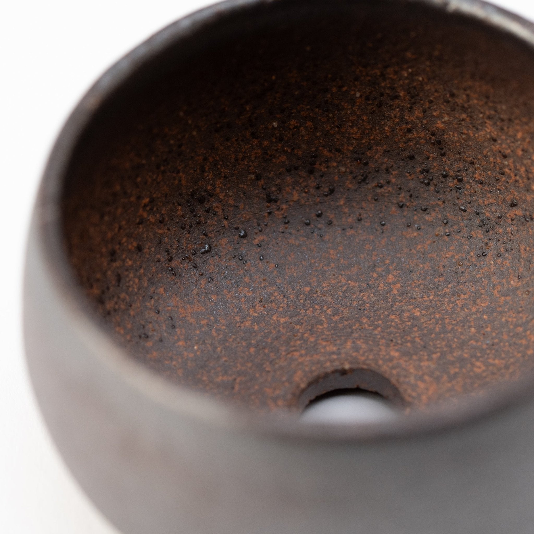 Naginowa Black BANKO Ware Japanese Bonsai Pot 3.3in.