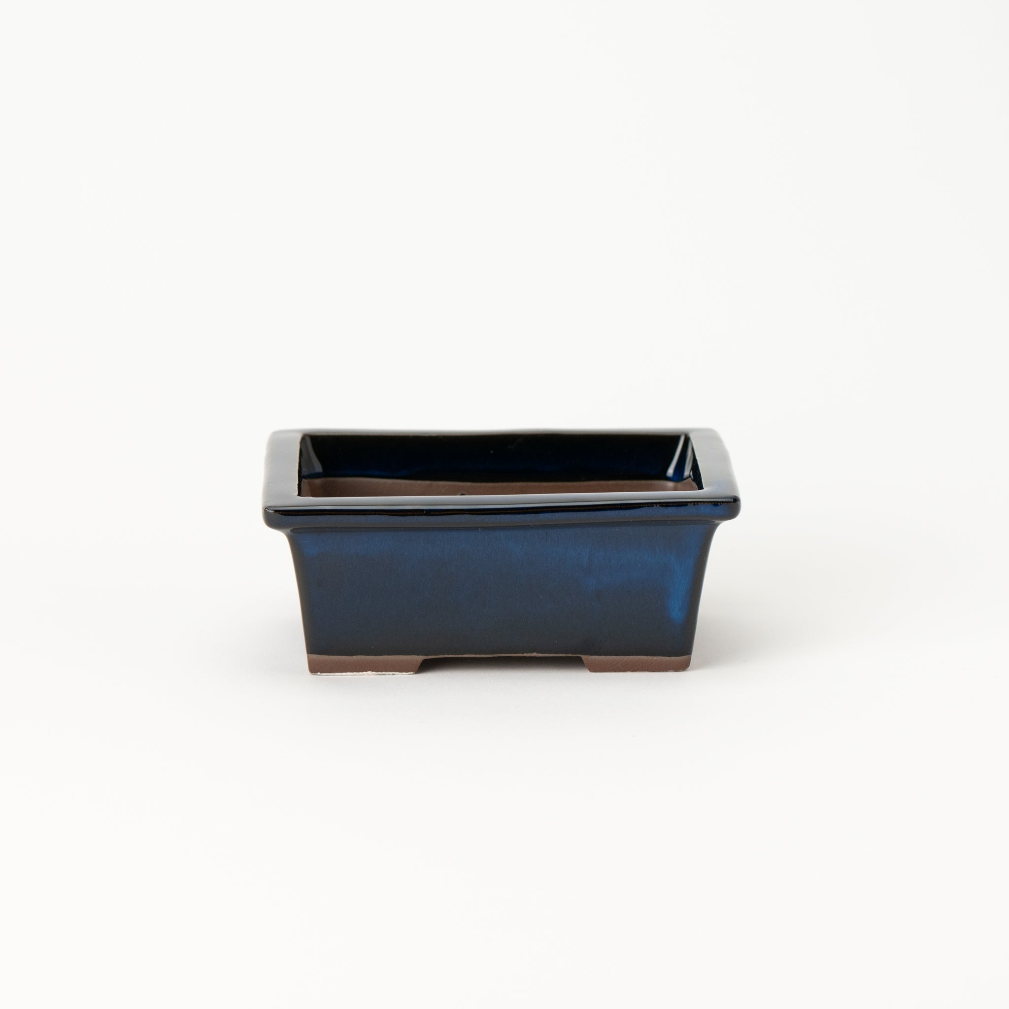 Naginowa Namako longhorn BANKO Ware Japanese Bonsai Pot 5.3 in.