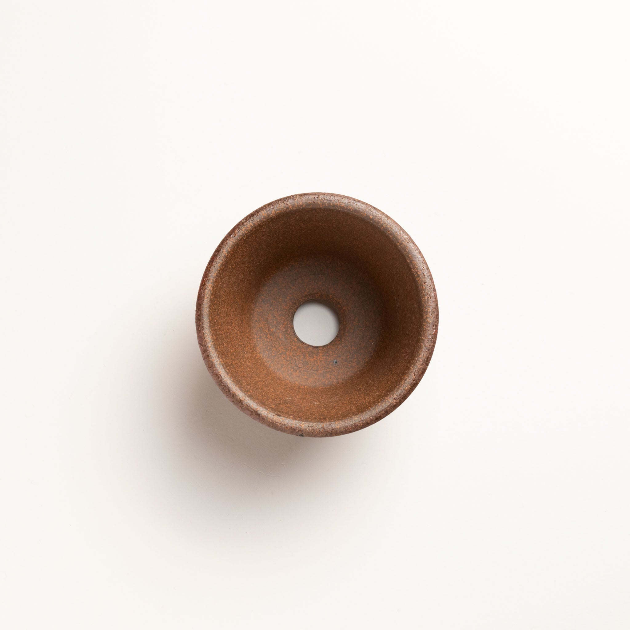 Naginowa Akafuki Standard BANKO Ware Japanese Bonsai Pot 4.3 in.