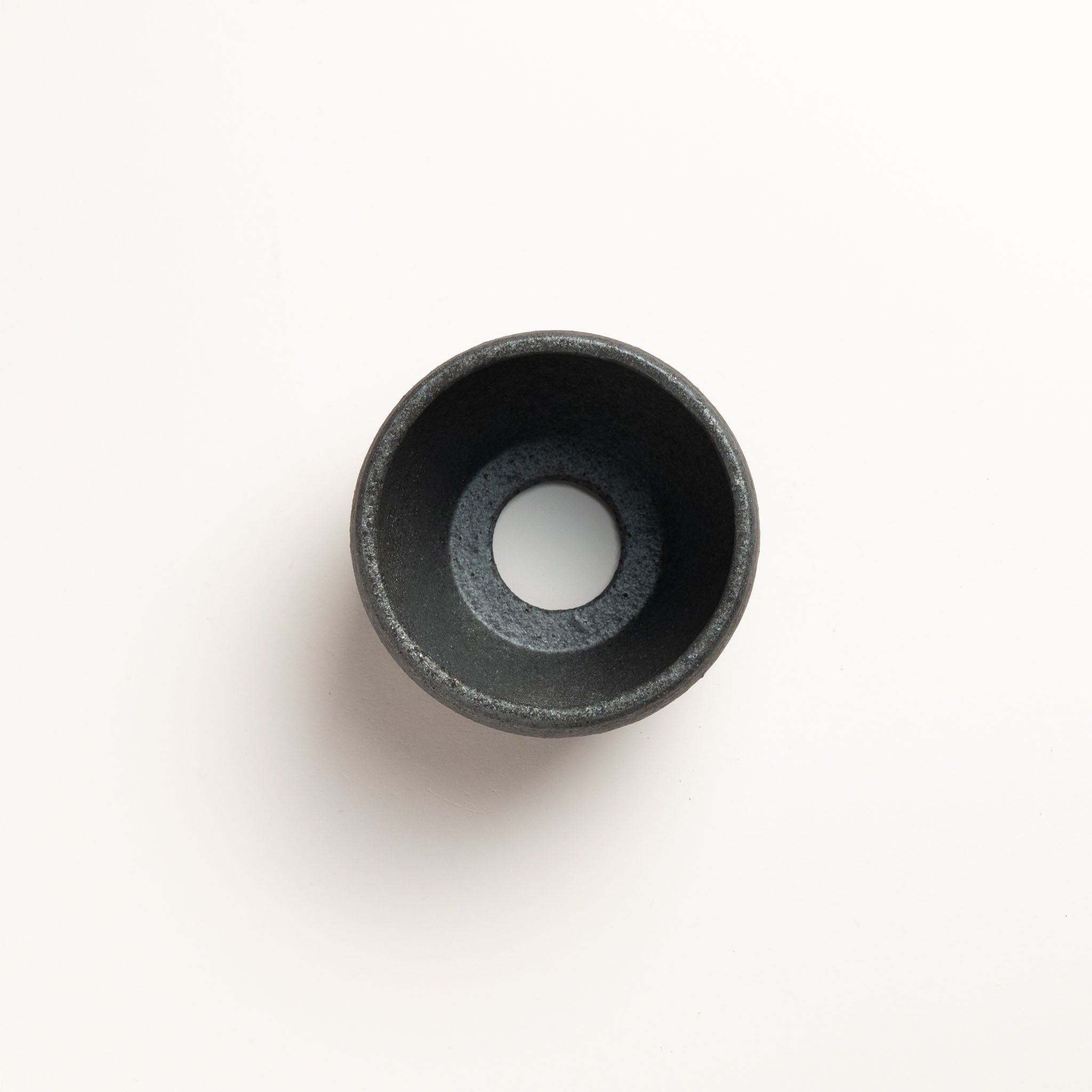 Naginowa Shigaraki Ware Black Japanese Bonsai Pot