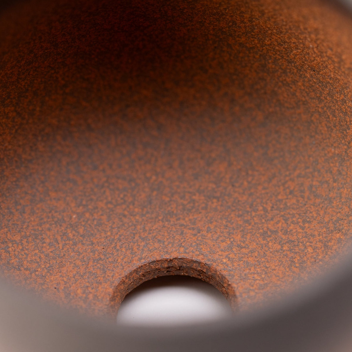 Naginowa Kurofuki BANKO Ware Japanese Bonsai Pot 3.9in.